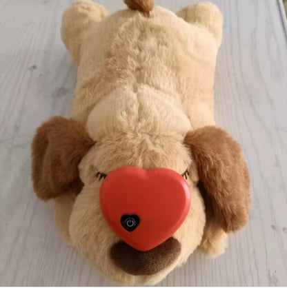 Peluche con latido que calma a tu perro