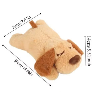 Peluche con latido que calma a tu perro
